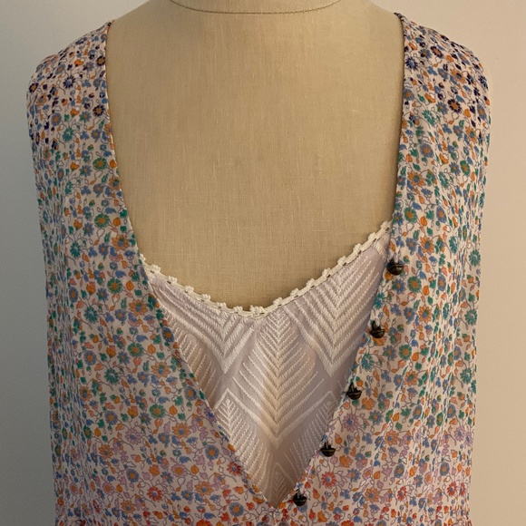 ANTHROPOLOGIE MAEVE VIOLETTA FLORAL SLIP DRESS - Picture 9 of 16